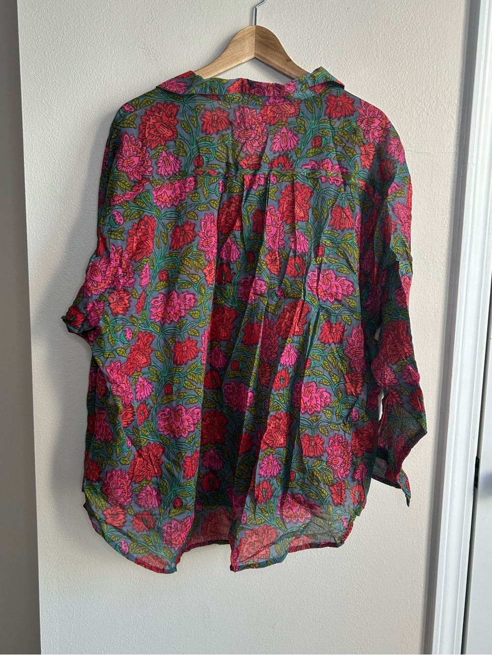 NWT NATURAL LIFE Floral Button-Front Dreamy Lightweight Cotton Pajama Set Size L - Picture 10 of 15